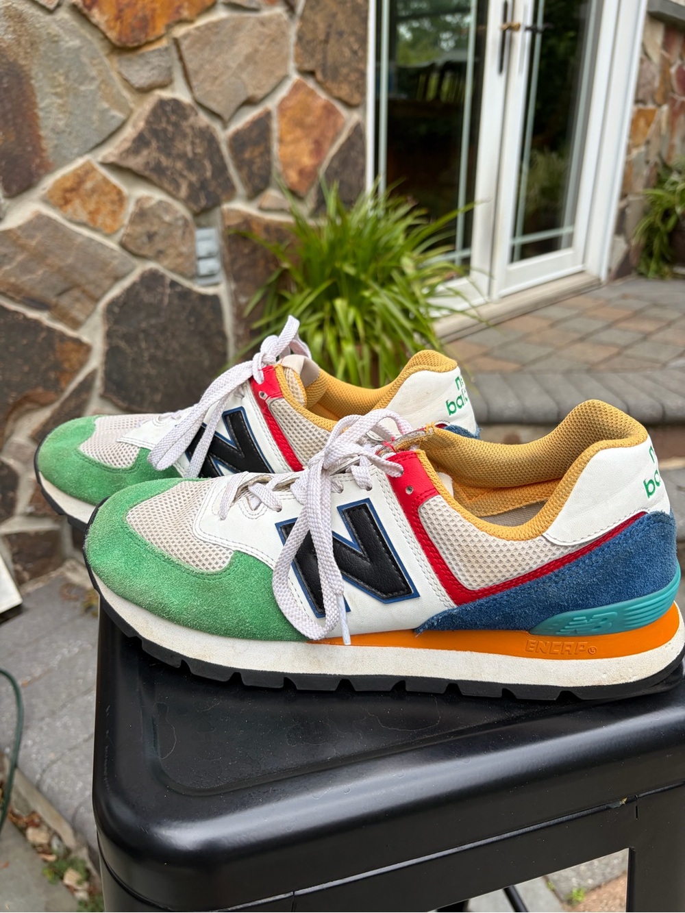 New Balance Color Block Sneakers